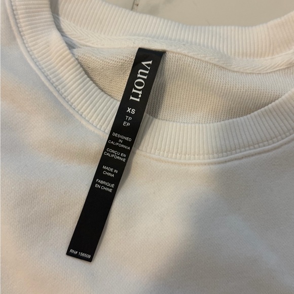 Vuori White Sedona weekender Crewneck Sweatshirt - Picture 4 of 5